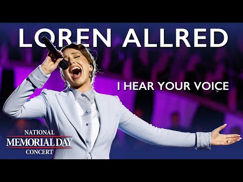Loren Allred Performs "I Hear Your Voice" | 2025 National Memorial Day Concert