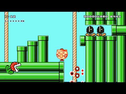 Pipe Land Journey 3: Escape by BlackRain - SUPER MARIO MAKER - NO COMMENTARY 1ay