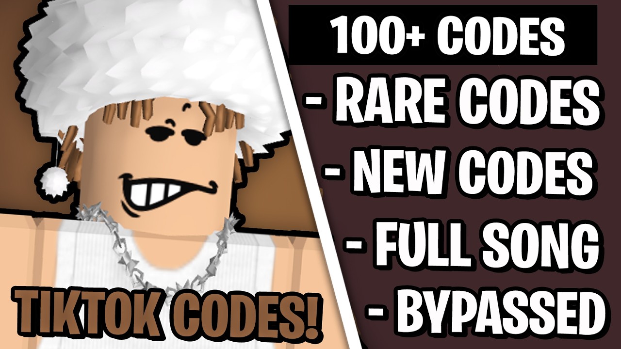 100+ POPULAR TIKTOK ROBLOX MUSIC CODES/IDS (APRIL 2026)