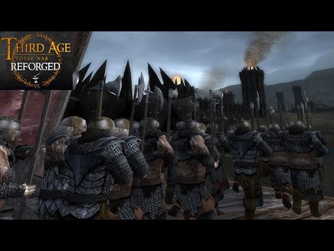 MORDOR BESIEGE THE WITCH KINGS CITADEL (Siege Battle) - Third Age: Total War (Reforged)