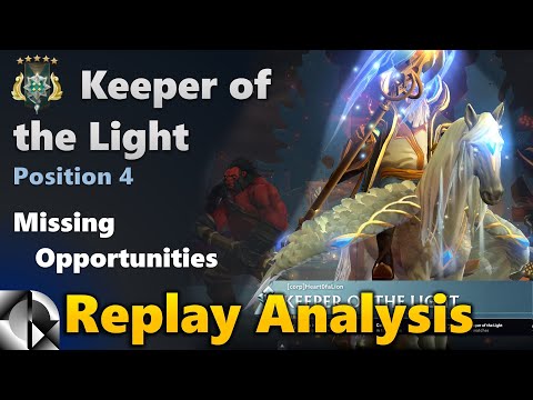 Replay Analysis: Keeper of the Light 4 Support - Archon 5 | Dota 2 7.28c