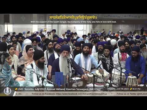 042 Bhai Harpreet Singh Jee Toronto - Thursday PM - Toronto July 2022 Annual Akhand Keertan Smaagam