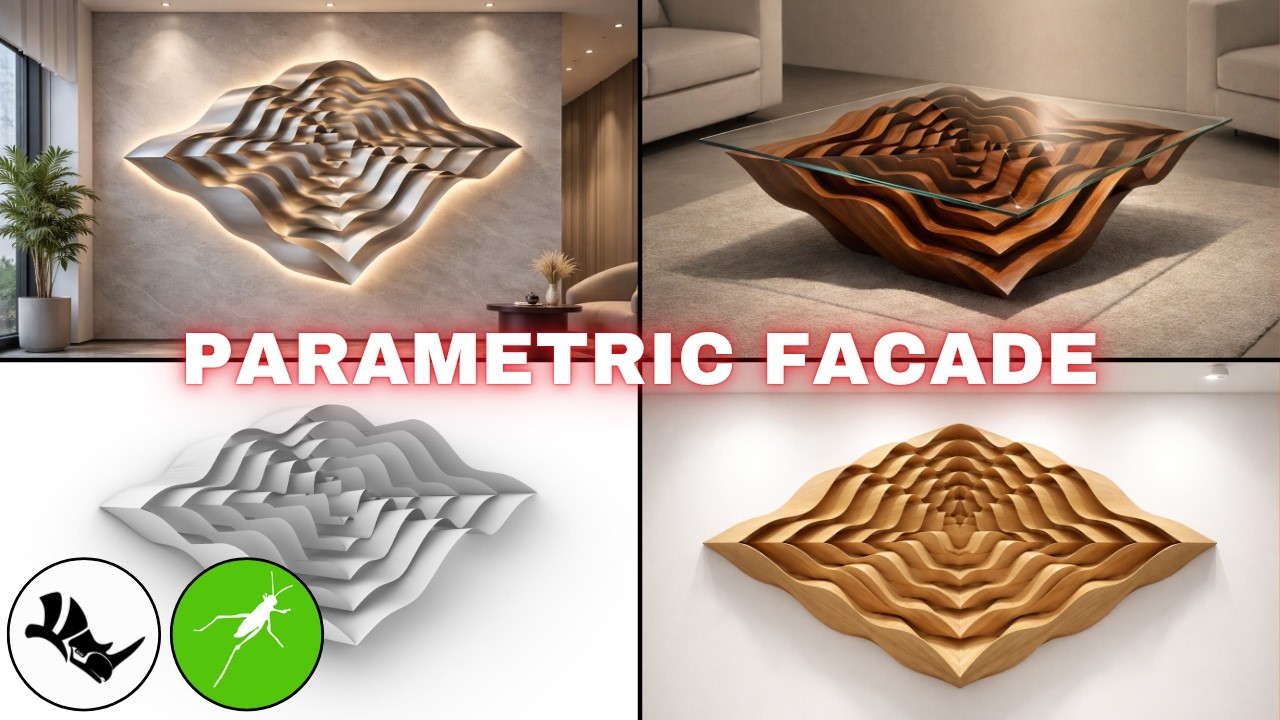 Parametric Facade Workflow | Grasshopper Tutorial for Architects