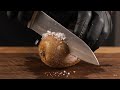 Satisfying Frozen Kiwi ASMR Cutting Visual Relaxation In 4K