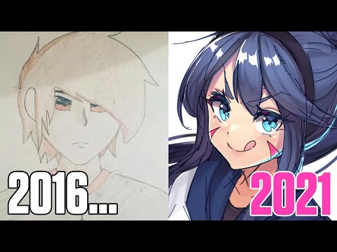 My ART Progress in 6 YEARS!? - 2016 to 2021 // 100K...