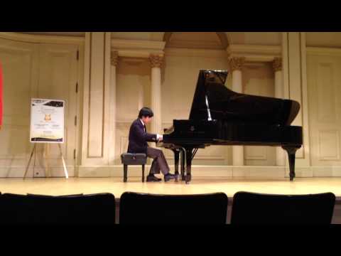 Yongjay Nick Kim Piano Performance at Carnegie Hall 2015