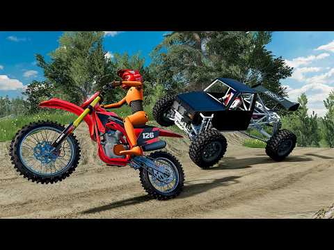 Motorbike Crashes #30 - BeamNG DRIVE | SmashChan
