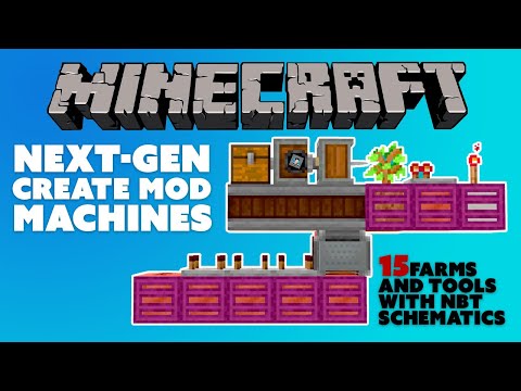 Minecraft: 15 NEW Create Mod Farms and Tools
