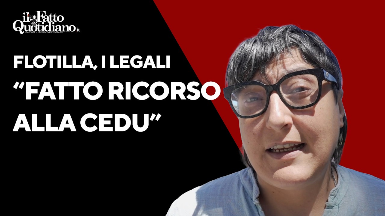 Flotilla, annunciato ricorso alla Cedu: “Nave batteva tricolore, l’Italia deve proteggere attivisti"