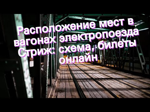 Расположение мест в вагонах электропоезда Стриж: схема, билеты онлайн