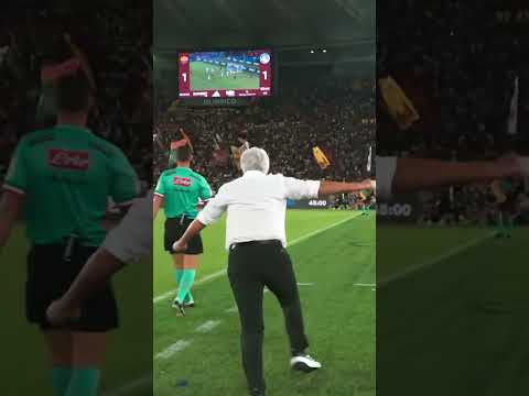 Gasp Cam 💛❤️ Piccola storiella d'Amore 🤗 #asroma #gasperini #seriea #tifo #giallorossi #shorts