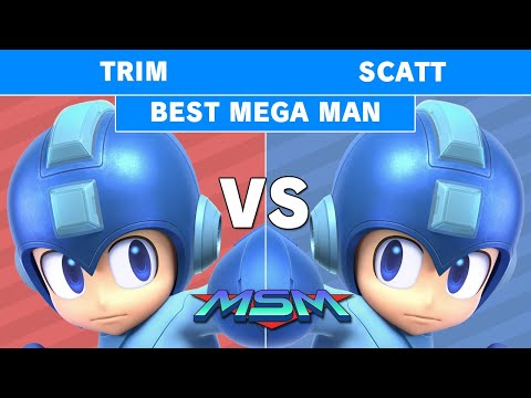 MSM 200 - BK | Trim (Megaman) vs MVG | Scatt (Megaman) Mega man RR - Smash Ultimate