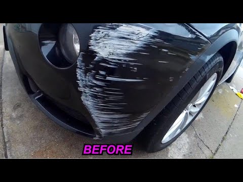 Car scratch and scuff removed with WD40 and magic eraser!