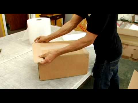 How to pack corrugated cardboard box