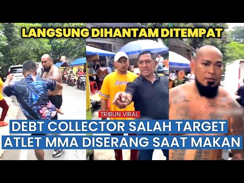 Viral! Boxer Attacked by Debt Collectors While Creating Culinary Content in Ragunan