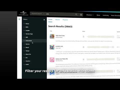 Tutorial - Using Stems | Universal Production Music