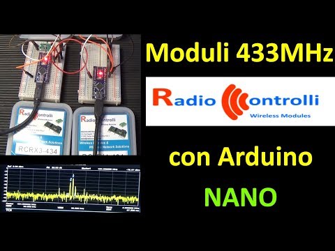 0495: Moduli 433MHz RadioControlli con Arduino NANO