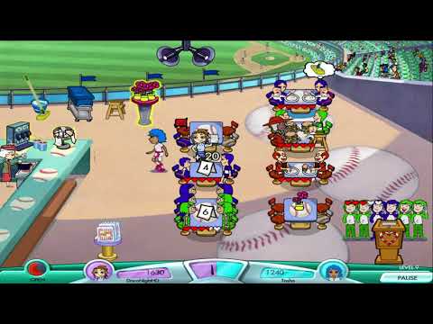 Diner Dash 4: Hometown Hero Walkthrough - Level #19 - Diner at Homerun Park - Tasha