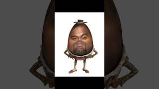 Kanye + Humpty Dumpty 🥚✨#art #meme #crossover