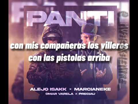 PANTI LETRA - ALEJO ISAKK - MARCIANEKE