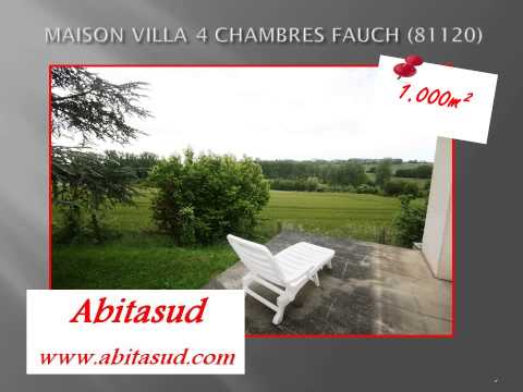 MAISON VILLA A VENDRE 4 CHAMBRES 81120 FAUCH TARN