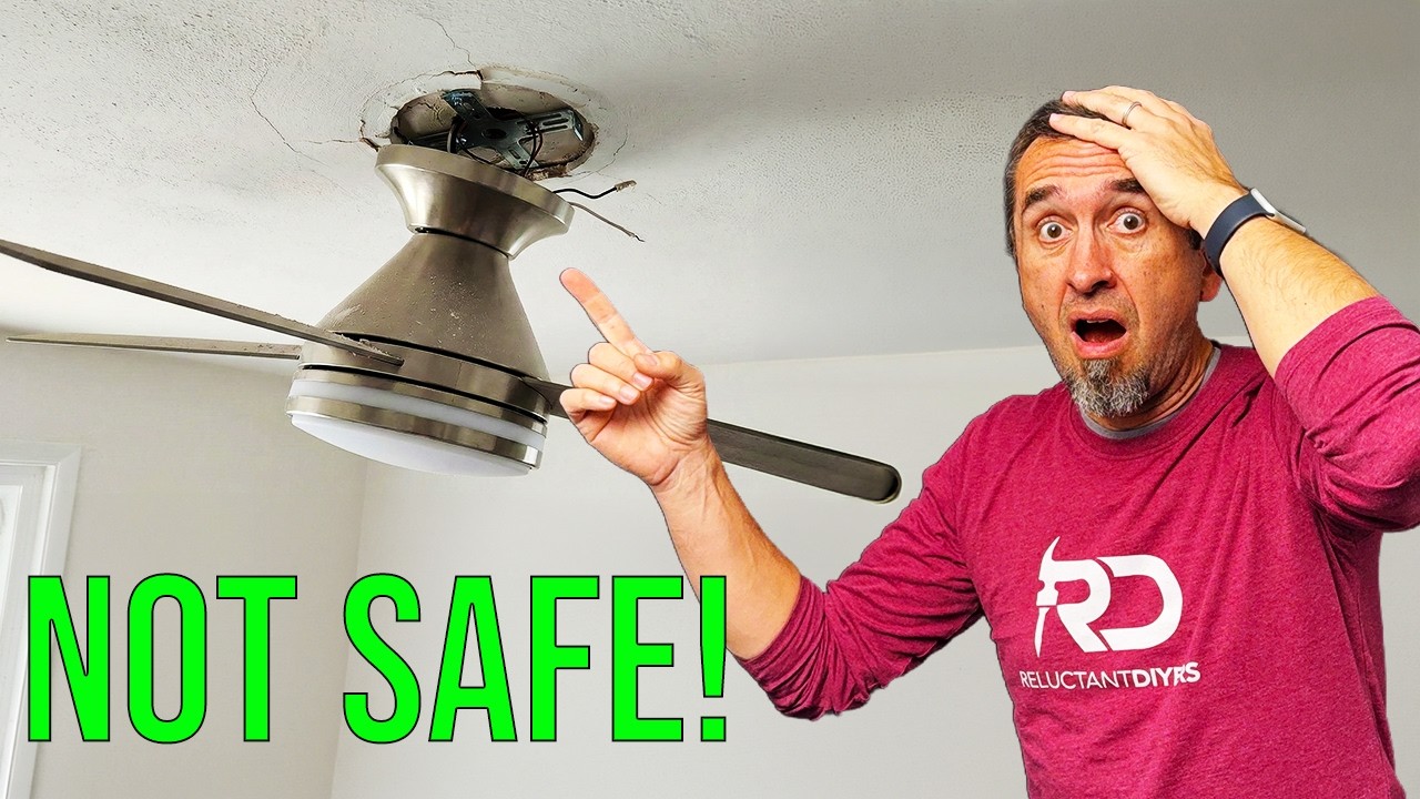 NEVER Install a Ceiling Fan Without THIS!