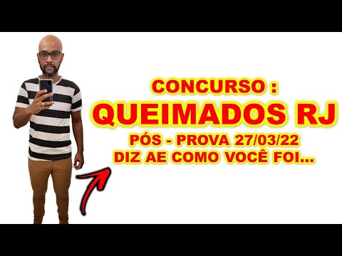 Concurso Prefeitura de Queimados RJ 2022 PÓS-PROVA : o que você achou da prova,  difícil ou fácil ?