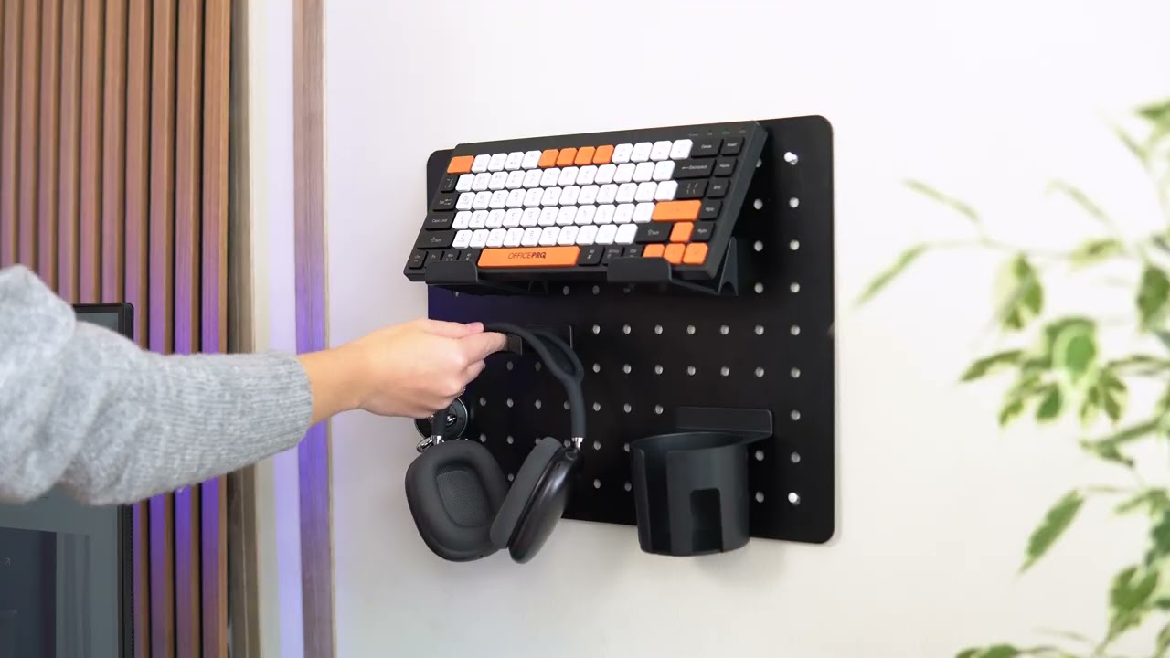 Настінна дошка-органайзер Officepro WO600B Black video preview