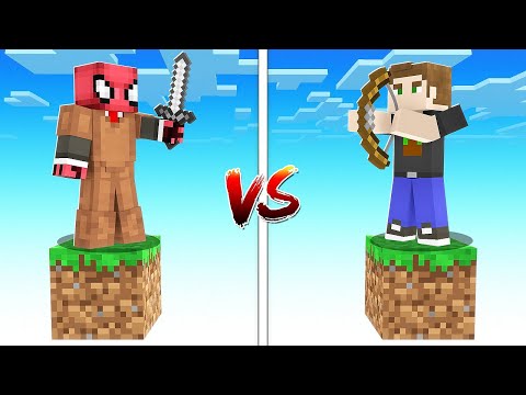 FERİTED VS TARIK TEK BLOK - Minecraft