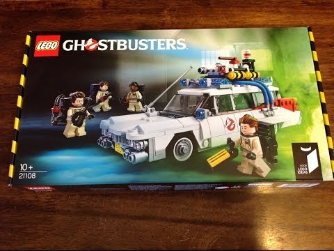 Lego Ideas 21108 Time lapse build GHOSTBUSTERS Ecto-1
