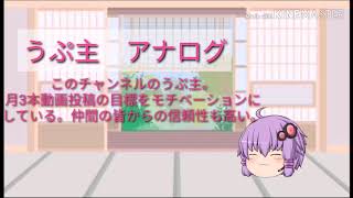 うぷ主と仲間達の紹介だぁぁぁ！