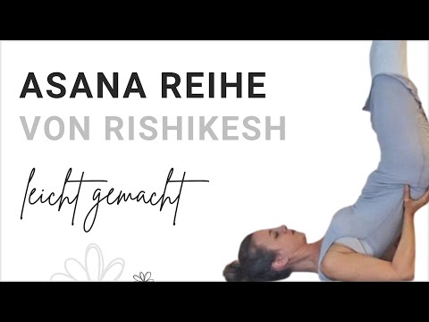 YOGA FLOW • Asana Reihe von Rishikesh leicht gemacht ( Pflug-Halasana & Kerze-Viparita Karani)