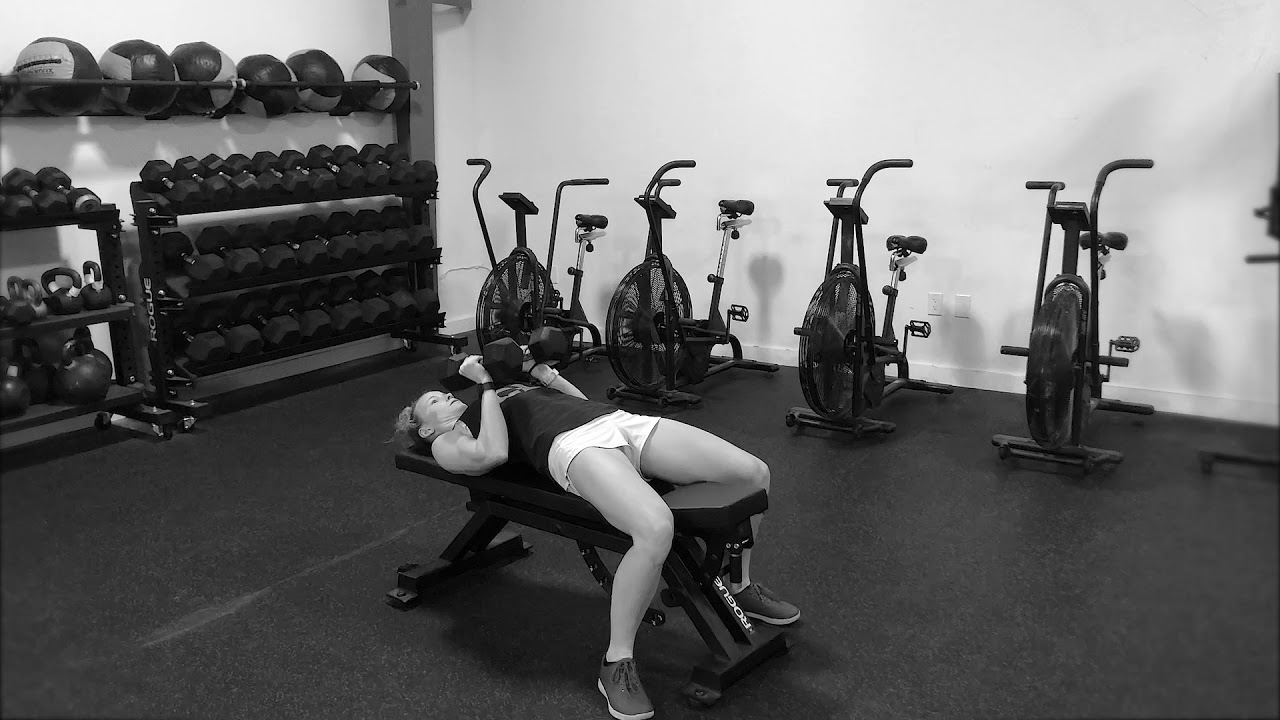 Close-Grip Dumbbell Press