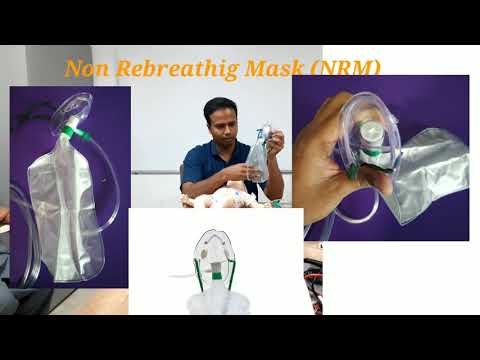 Disposable oxygen mask pediatric