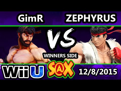S@X 127 - VGBC | GimR (Ryu) Vs. Zephyrus (Ryu) SSB4 Tournament - Smash Wii U -  Smash 4