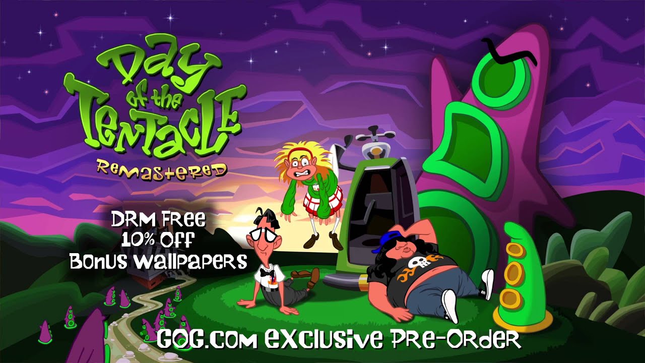 Pre Order Day of the Tentacle at GOG com! - YouTube