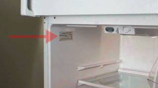 Find your Refrigerator Model and Serial Number (Top Freezers)