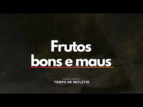 Frutos bons e maus - Tempo de Refletir 2697