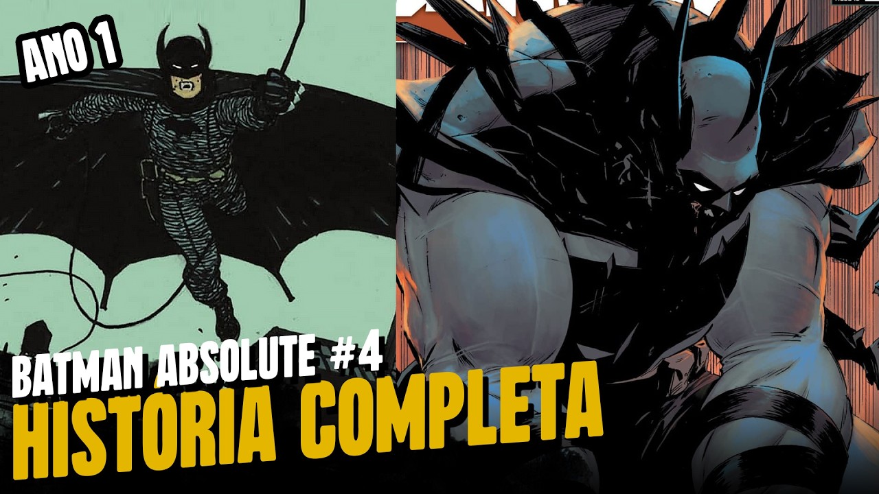 A ORIGEM DO BATMAN CLT! BATMAN ABSOLUTE #4 - HISTÓRIA COMPLETA