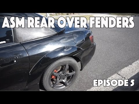 Honda s2000 ASM rear fender flares installed!! - Project MAAAD2K (Episode 5)