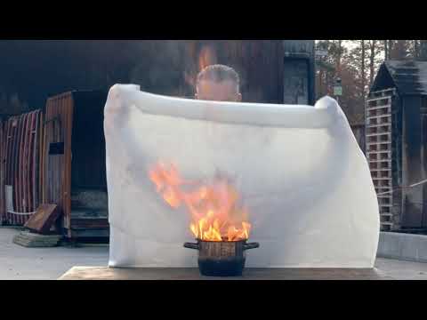 BFB: Wie Sie die Löschdecke richtig benutzen.