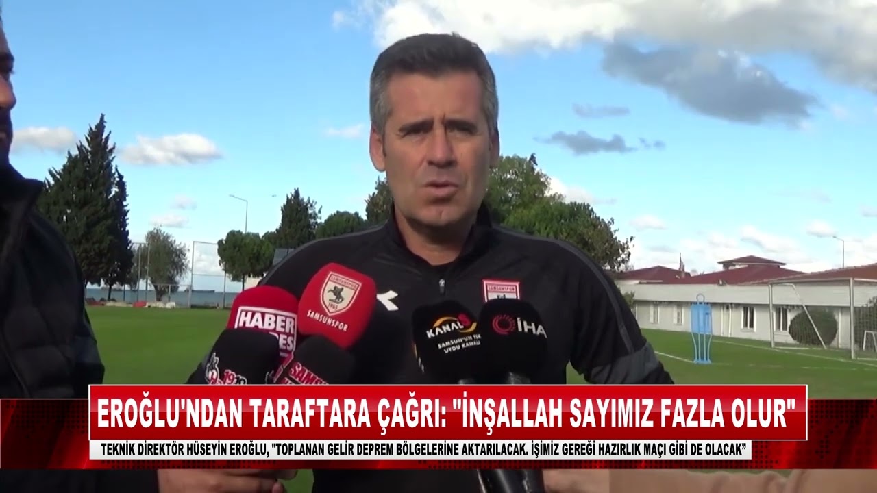 Eroğlu'ndan taraftara çağrı "İnşallah sayımız fazla olur"