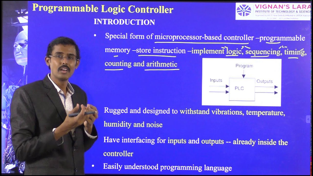 Mechatronics-Unit 4: Class 4-JNTUK- Programmable Logic Controller-Components-Internal Architecture