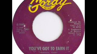You&#39;ve Got To Earn It - In The Style Of &quot;The Temptations&quot; - Sung By The Oldies Singer21