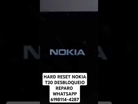 HARD RESET NOKIA T20 DESBLOQUEIO REPARO