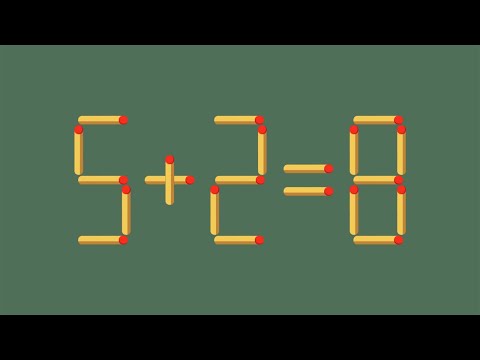 Matchstick puzzle | Move 1 Stick To Make Equation Correct #12