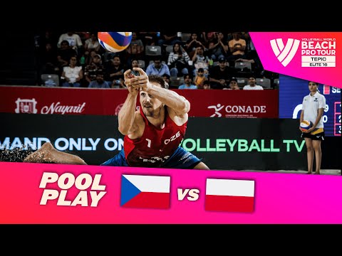 Perusic/Schweiner vs. Bryl/Losiak - Pool Play Highlights Tepic 2024 #BeachProTour