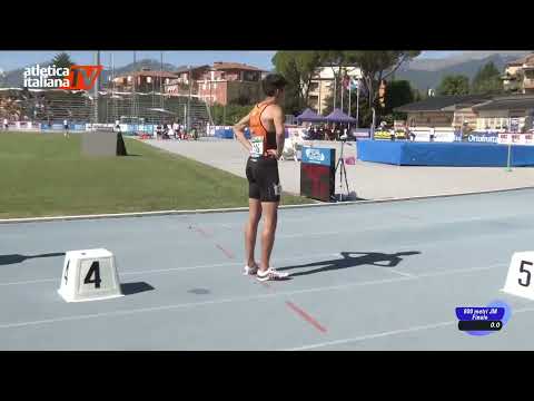 800m Finale Juniores Uomini Rieti 2022
