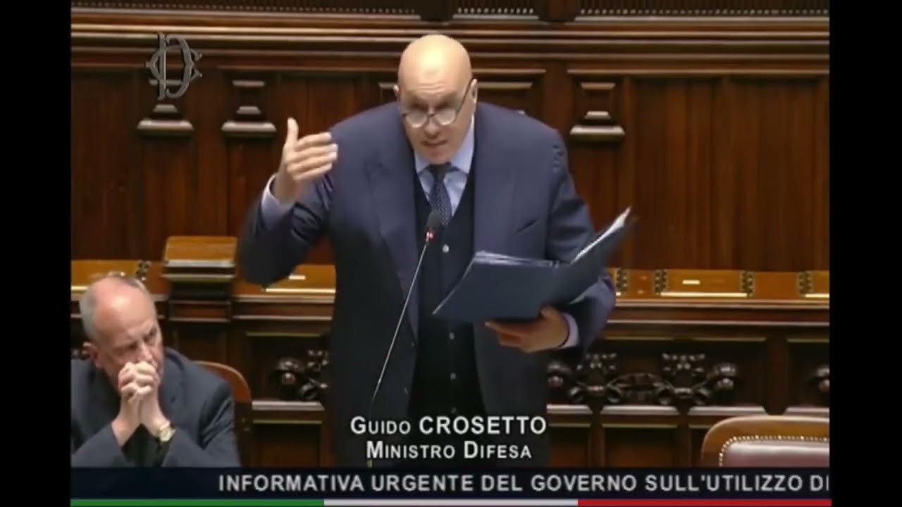 CROSETTO:“NO A ROTTURE ISTERICHE. NON SIAMO IN GUERRA CON L’IRAN, RISPETTIAMO I TRATTATI E ALLEANZE"