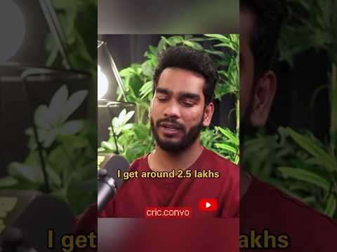 Salary of Ranji players 😲 #venkateshiyer #ranjitrophy #cricketstory